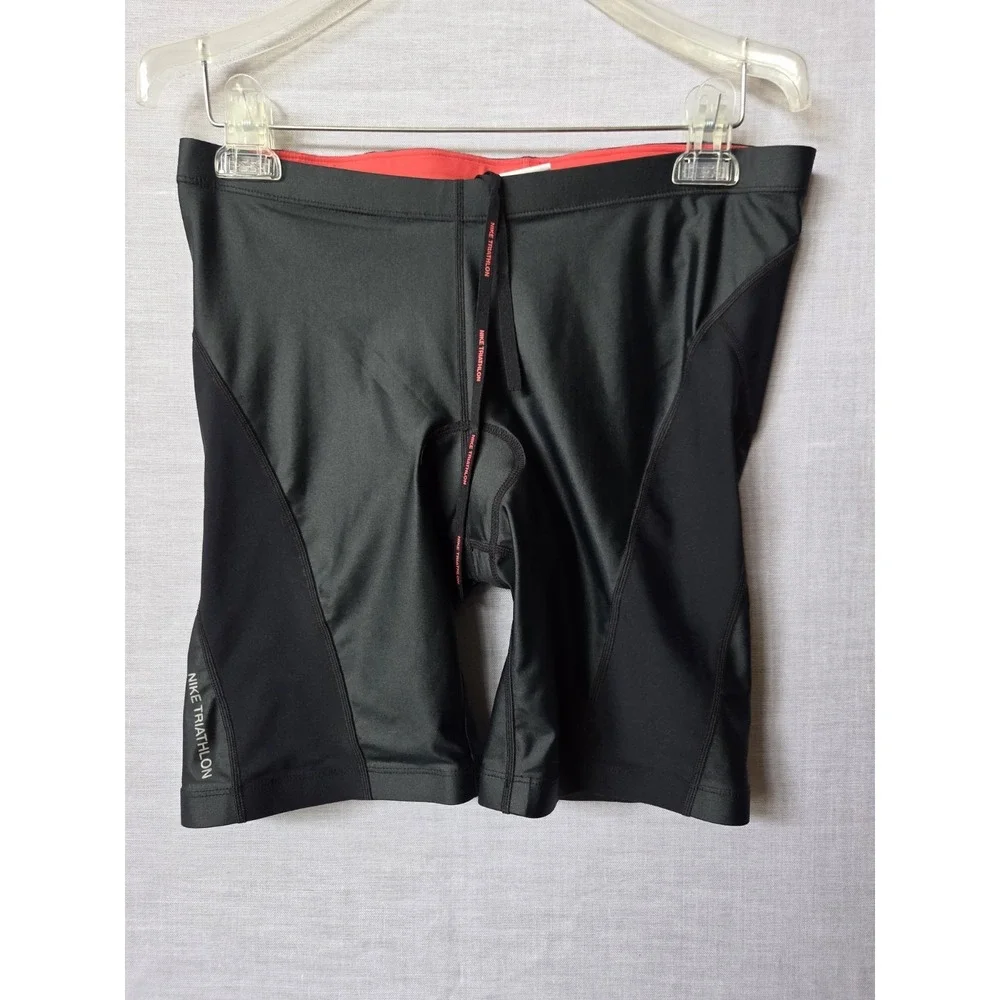 Nike triathlon shorts Mens Black Size Large Cycling Running Compression Shorts